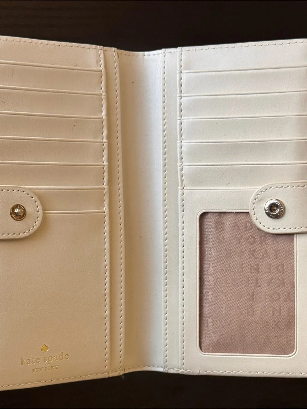 kate spade Purple Patent Heart Accent Wallet